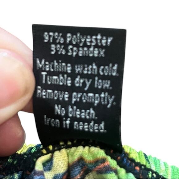 Win Win Womens Small Medium Multicolor Paisley Boho Pinwheel Sleeve Tunic Top - Picture 6 of 7